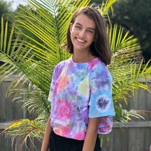 Burst Tie dye tee shirt